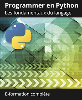 Formation en ligne - Programmer en Python - + le livre en ligne Python 3 - Les fondamentaux du langage (3e édition) offert + 2h30 d