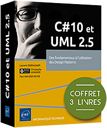 C# 10 et UML 2.5 - Coffret de 3 livres : Des fondamentaux à l