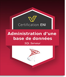 Coupon Certification IT (avec e-surveillance) - Administration d’une base de données avec SQL Server