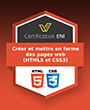 Coupon Certification IT (avec e-surveillance) Créer et mettre en forme des pages web (HTML5 et CSS3)