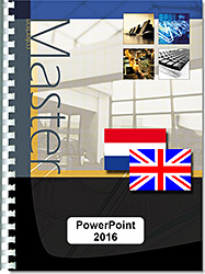 PowerPoint 2016 - (N/E) : Texte en néerlandais sur la version anglaise du logiciel