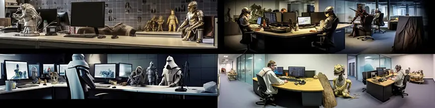 Illustration IA générative