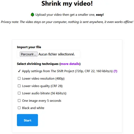 Shrink my video!