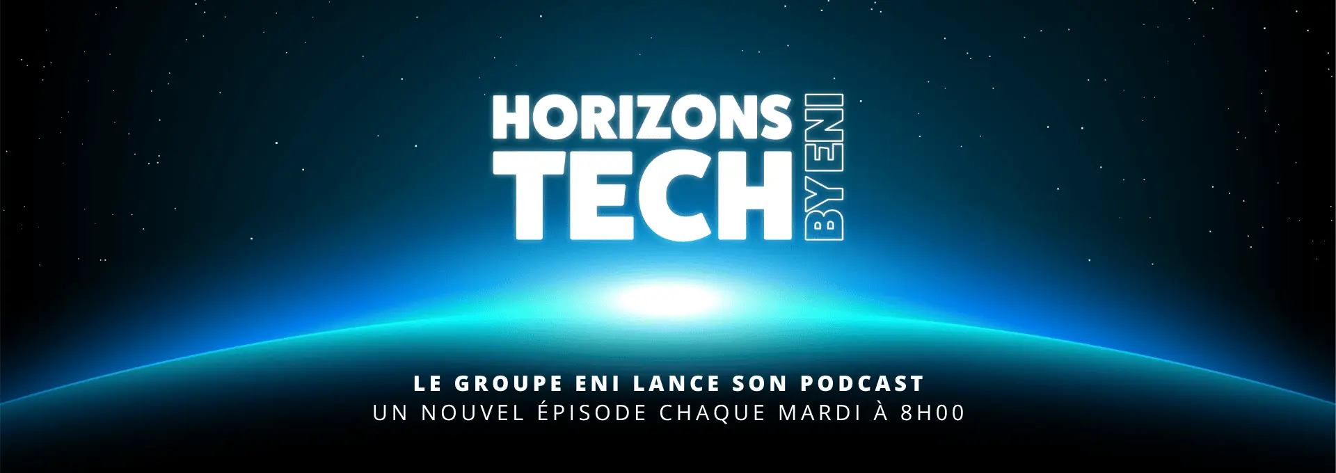 Illustration podcast Horizons Tech by ENI