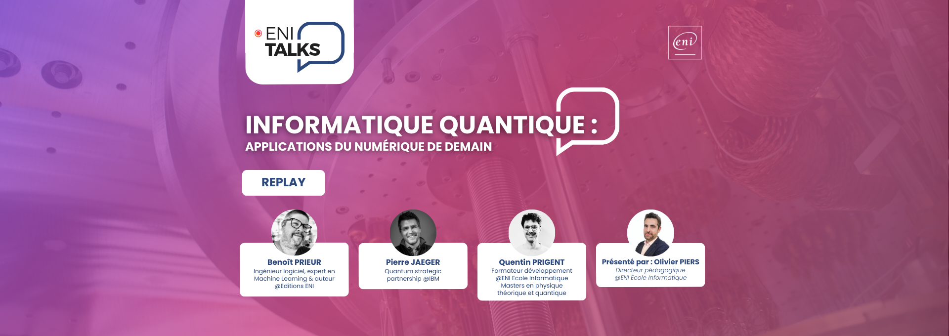 visuel de l'événement Informatique quantique