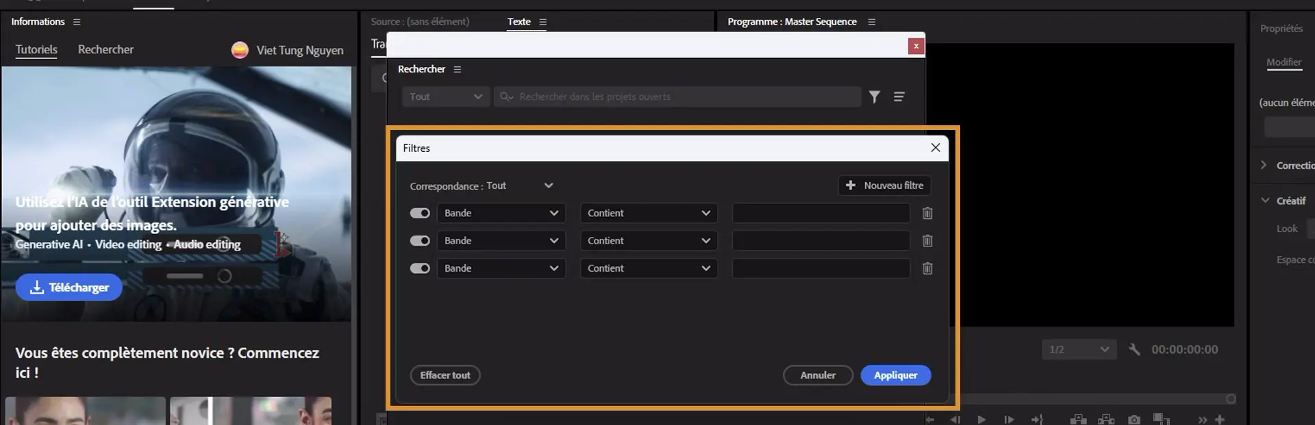 Adobe Premiere Media Intelligence