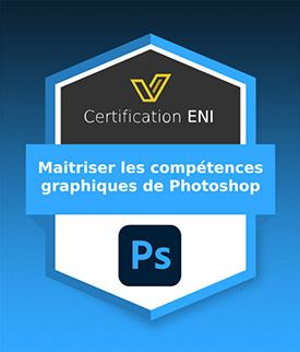 Coupon Certification Bureautique (avec e-surveillance) - Maitriser les compétences graphiques de Photoshop - RS6450