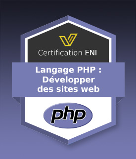 Coupon Certification IT (avec e-surveillance) - Langage PHP - Développer des sites web - RS6889