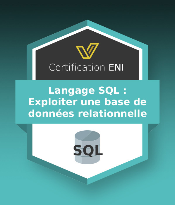 Coupon Certification IT (avec e-surveillance) - RS7205 - Langage SQL : Exploiter une base de données relationnelle