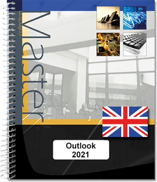 Outlook 2021 - (E/E) :Text in English with the English version of the software