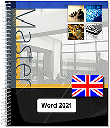 Word 2021 - (E/E) :Text in English with the English version of the software