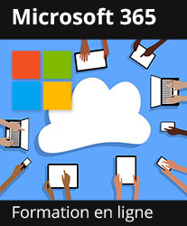 Formation en ligne Microsoft 365 - Toutes les fonctionnalités de Microsoft 365 à votre portée - + le livre numérique Microsoft 365 OFFERT - Valable 1 an, en illimité