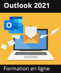 Formation en ligne Outlook 2021 - Toutes les fonctionnalités d’Outlook à votre portée - + le livre numérique Outlook 2021 OFFERT - Valable 1 an, en illimité