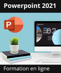Formation en ligne PowerPoint 2021 - Toutes les fonctionnalités de PowerPoint à votre portée - + le livre numérique PowerPoint 2021 OFFERT - Valable 1 an, en illimité
