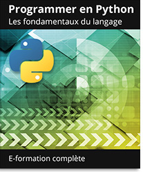 Formation en ligne - Programmer en Python - + le livre en ligne Python 3 - Les fondamentaux du langage (3e édition) offert