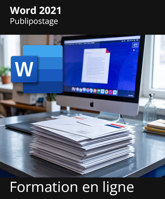 Formation en ligne - Word 2021 - Publipostage (mailing)