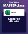 Formation MASTERclass Excel, avec formateur à distance Gagner en efficacité - avec support de cours & attestation de suivi fournis