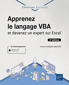 Extrait - Apprenez le langage VBA et devenez un expert sur Excel (3e édition)