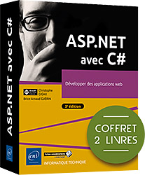 ASP.NET avec C# - Coffret de 2 livres : Développer des applications web (3e édition)