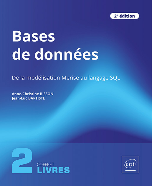 Bases de données - Coffrets de 2 livres : De la modélisation Merise au langage SQL
