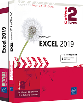 Excel 2019 - Coffret de 2 livres : Le Manuel de référence + le Cahier d'exercices