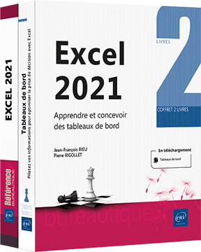 Excel 2021 - Coffret de 2 livres : Apprendre et concevoir des tableaux de bord
