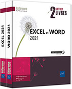 Excel et Word 2021 Coffret de deux livres