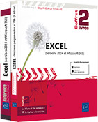 Excel (versions 2024 et Microsoft 365) Coffret de 2 livres : Le Manuel de référence + le Cahier d’exercices Macros et programmation en VBA