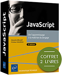 JavaScript - Coffret de 2 livres : De l'apprentissage à la maîtrise du langage (5e édition)