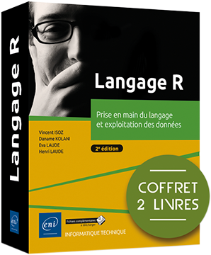 Langage R - Coffret de 2 livres : Prise en main du langage et exploitation des données (2e édition)