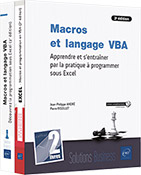 Macros et langage VBA Coffret de 2 livres : Apprendre et s'entraîner par la pratique à programmer sous Excel (2e édition)