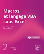 Macros et Langage VBA sous Excel Coffret de 2 livres