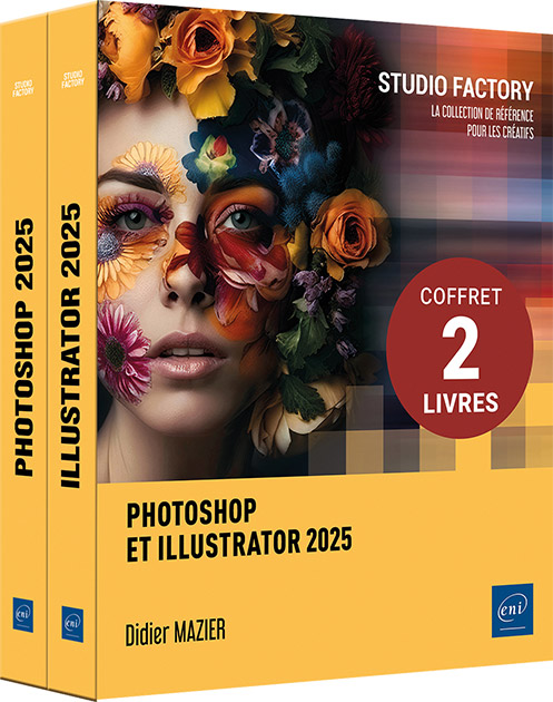 Photoshop et Illustrator 2025 - Coffret de deux livres