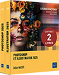 Photoshop et Illustrator 2025 Coffret de deux livres