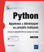 Extrait - Python Apprenez à développer des projets ludiques (3e édition)