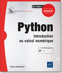 Python - Introduction au calcul numérique - Version en ligne