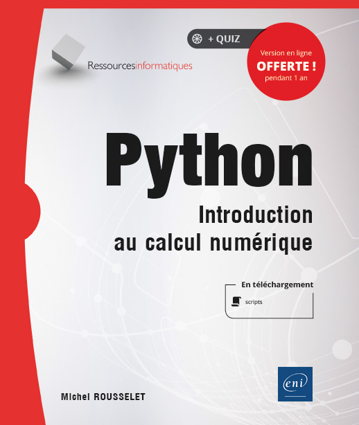 Python - Introduction au calcul numérique - Version en ligne