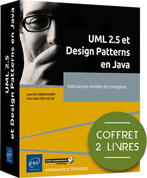UML 2.5 et Design Patterns en Java - Coffret de 2 livres : Maîtrisez les modèles de conception