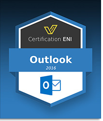 Coupon Certification Bureautique (avec e-surveillance) - Outlook 2016