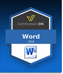 Coupon Certification Bureautique (avec e-surveillance) - Word 2010