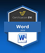 Coupon Certification Bureautique (avec e-surveillance) Word 2010