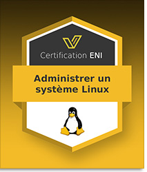 Coupon Certification IT (avec e-surveillance) - Administration d'un système Linux