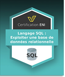 Coupon Certification IT (avec e-surveillance) - Langage SQL : Exploiter une base de données relationnelle