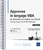 Apprenez le langage VBA et devenez un expert sur Excel (versions 2019, 2021 et Microsoft 365)