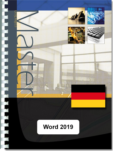 Word (Versionen 2019 und Office 365) - (D/D) : Texte en allemand sur la version allemande du logiciel