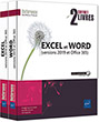Excel et Word (versions 2019 et Office 365) Coffret de deux livres
