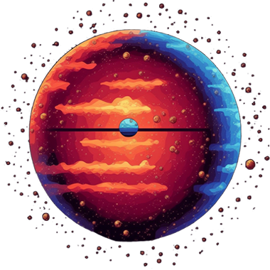element graphique - planete